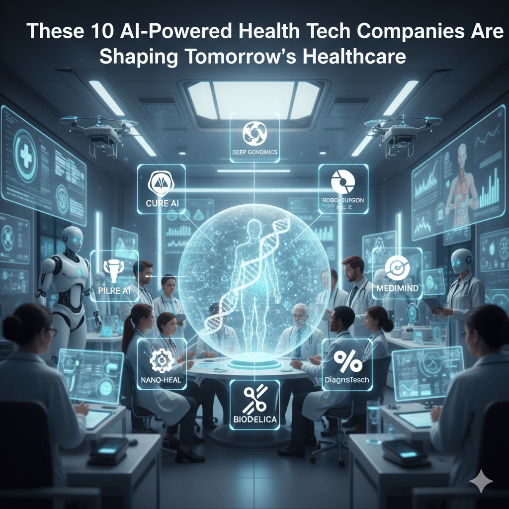 These 10 AI-Powered Health Tech Companies Are Shaping Tomorrow’s Healthcare